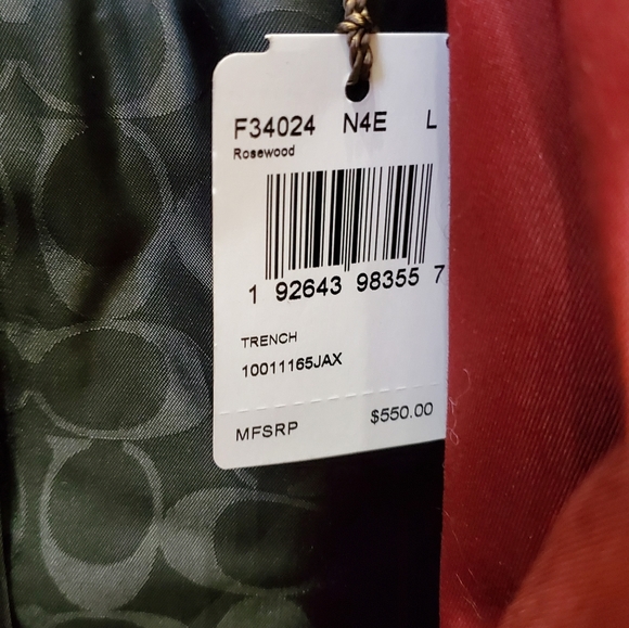 JUST SOLD ELSEWHERE ❣️COACH Trench Coat - Picture 13 of 16